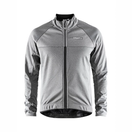 Fietsjack Craft Men Rime Dark Grey Melange Silver