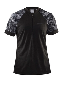 T-Shirt Craft Pulse Jersey Women Black P Net Black