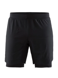 Sportbroek Craft Men Delta 2.0 2 In 1 Shorts Black