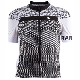 Fietsshirt Craft Men Route Jersey White Black