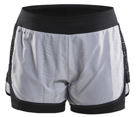 Shorts Craft Women Charge 2 In 1 P Crimp White