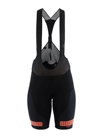 Fahrradhose Craft Hale Glow Bib Shorts Black Boost Damen