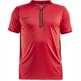 T-shirt de Tennis Craft Men Pro Control Impact Polo M Bright Red Black-XXXL