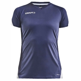 T-shirt de Tennis Craft Women Pro Control Impact SS Tee W Navy White-L