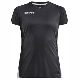 T-shirt de Tennis Craft Women Pro Control Impact SS Tee W Black White