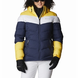Ski Jas Women Columbia Abbott Peak Insulated Jacket Nocturnal White Sun Glow-M