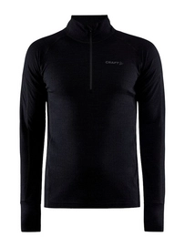 Ondershirt Craft Men ADV Nordic Wool Half Zip Black