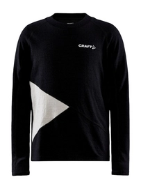 Ondershirt Craft Junior ADV Nordic Wool LS Black