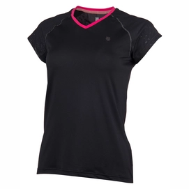 T-shirt de Tennis K Swiss Women Hypercourt Express Tee Black Beauty
