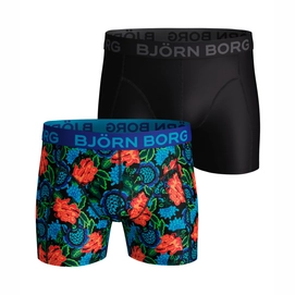 Boxershort Björn Borg Men Essential Shorts Sammy BB Dramatic Flower Black Beauty (2 pack)