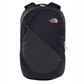 Rugzak The North Face Women Isabella TNF Black Heather Burnt Coral Metalic