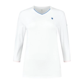 Tennisshirt K Swiss Women Hypercourt Long Sleeve 2 White