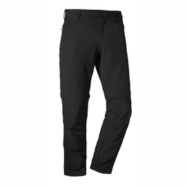 Pantalon Convertible Schöffel Women Pants Regular Folkstone Zip Off Asphalt-Taille 48