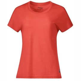 T-Shirt Bergans Women Urban Wool Tee Brick