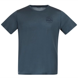T-Shirt Bergans Graphic Wool Tee Orion Blue Herren