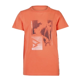 T-Shirt Brunotti Boys Tim-Print Bright Coral