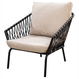 Loungestoel Yoi Jikan Black Flax Beige