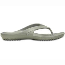 Damesslipper Crocs Kadee II Flip Silver