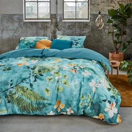 Bettwäsche Beddinghouse Morning Whisper Blue Green Baumwolle
