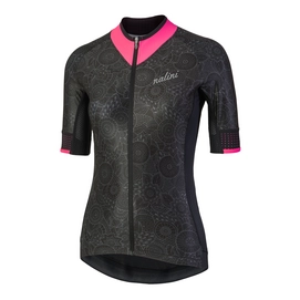 Maillot de Cyclisme Nalini Women Raffinata Black/Pink-M
