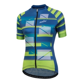 Fietsshirt Nalini Women Trendy  Blauw/Groen