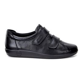Sneakers ECCO Women Soft 2.0 Quick Fastener Black Feather-Shoe size 40