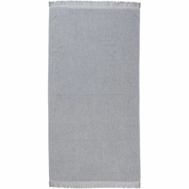 Bath Towel VT Wonen Groove Anthracite Cotton (70 x 140 cm)