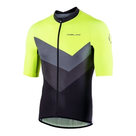 Fietsshirt Nalini Men Mortirolo 2.0 Zwart Fluo Geel