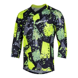 Fietsshirt Nalini Men Hill Fluo Geel
