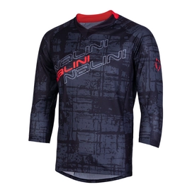 Fietsshirt Nalini Men Hill Zwart Rood