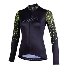 Fietsshirt Nalini Women Lady 2.0 Zwart Fluo Geel