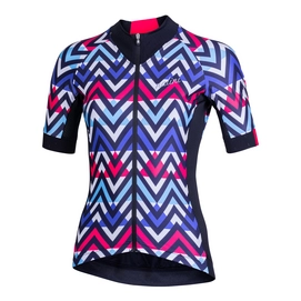 Fahrradshirt Nalini Raffinata 2.0 Pink Blau Damen