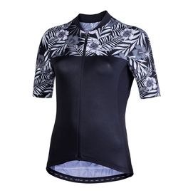 Fietsshirt Nalini Women Moderna 2.0 Zwart Grijs Bloem