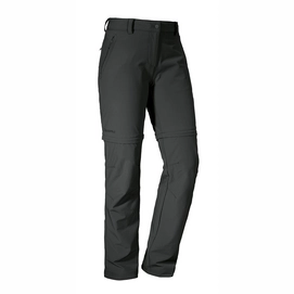 Zip-Off Trousers Schöffel Women Pants Regular Ascona Asphalt-Size 36