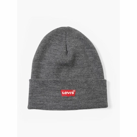Muts Levi's Red Batwing Embroidered Beanie Regular Grey