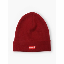 Muts Levi's Red Batwing Embroidered Beanie Dark Bordeaux