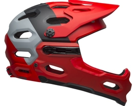 Fietshelm Bell Super 3R Mips Downdraft Matte Crimson Black