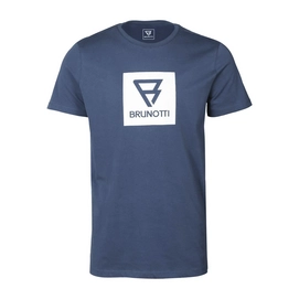 T-Shirt Brunotti Hommes John Logo Night Blue