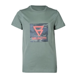 T-Shirt Brunotti Boys Tim Print Vintage Vert