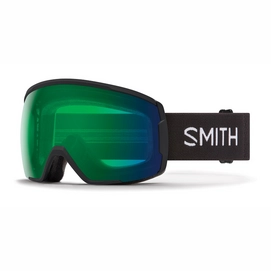 Masque de Ski Smith Proxy Black 2021 / Chromapop Everyday Green Mirror