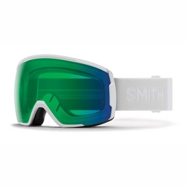 Masque de Ski Smith Proxy White Vapor 2021 / Chromapop Everyday Green Mirror