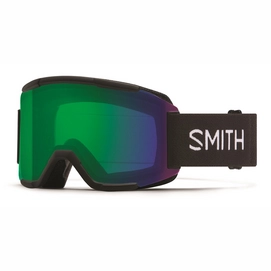 Masque de Ski Smith Squad Black 2122 / Chromapop Everyday Green Mirror / Clear