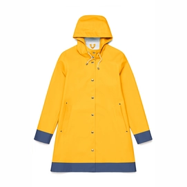 Regenjas Stutterheim Women Mosebacke Frame Yellow Indigo