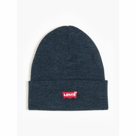 Muts Levi's Red Batwing Embroidered Beanie Navy Blue