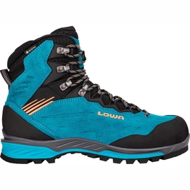 Wandelschoen Lowa Women Cadin II GTX Mid Turquoise Mandarin