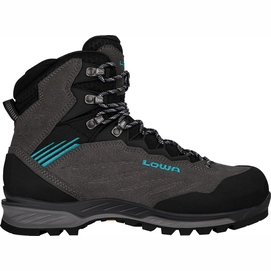 Wandelschoen Lowa Women Cadin II GTX Mid Anthracite Aquamarine