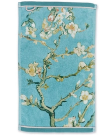 Gastendoek Beddinghouse x Van Gogh Museum Blossom Blauw Velours (Set van 4)