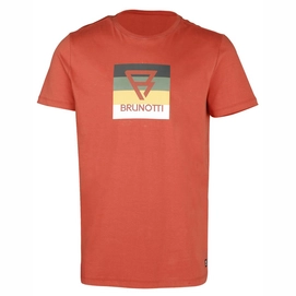 T-Shirt Brunotti Men Tim-Print Terra Cotta-S