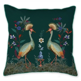 Sierkussen Pip Studio Birds in a Row Vierkant Groen (53 x 53 cm)