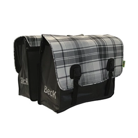 Fietstas Beck Classic Super White Plaid